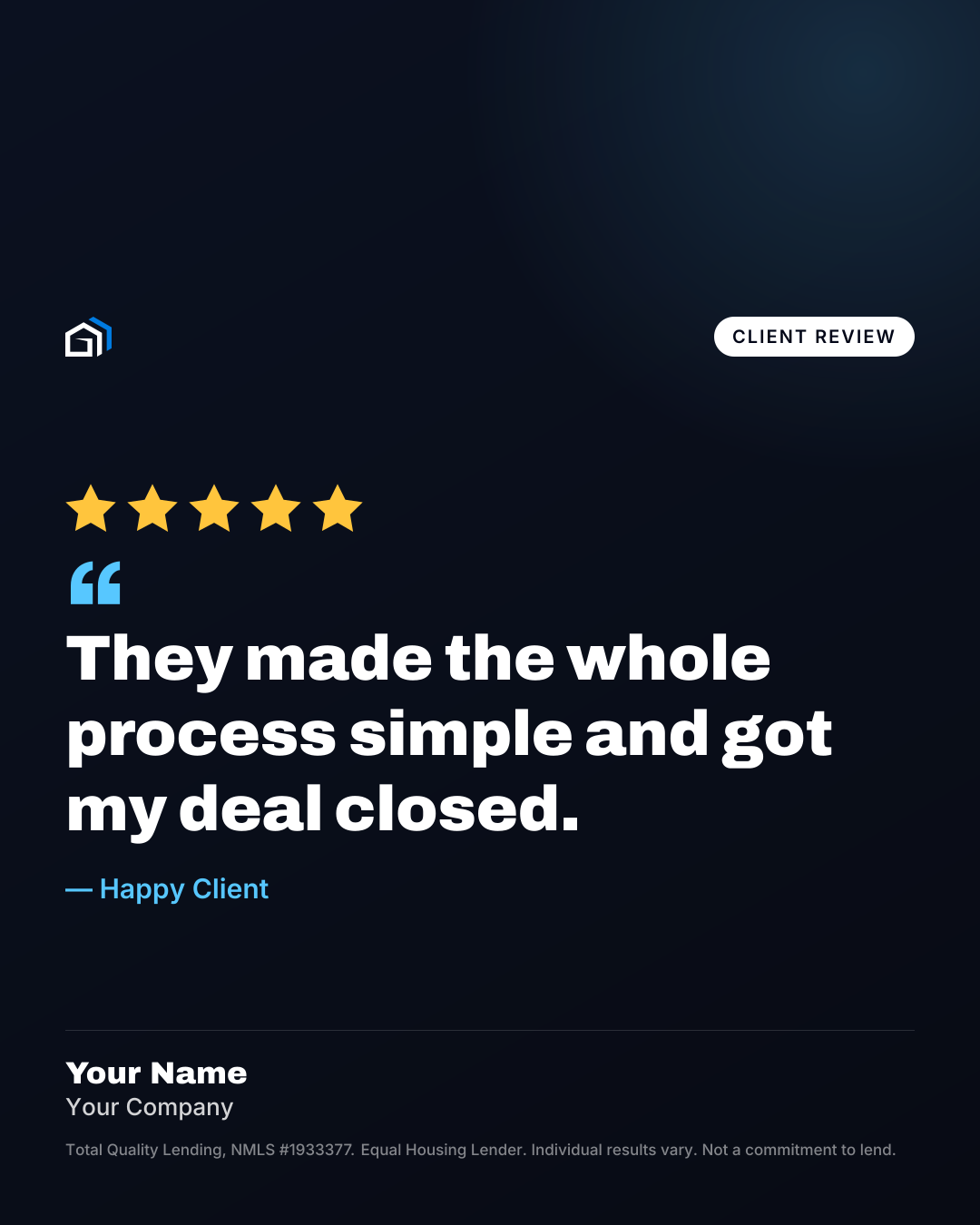 Testimonial preview